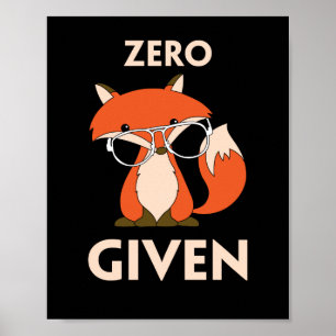 Affiche Cute Bunny Rabbit With Glasses Hipster