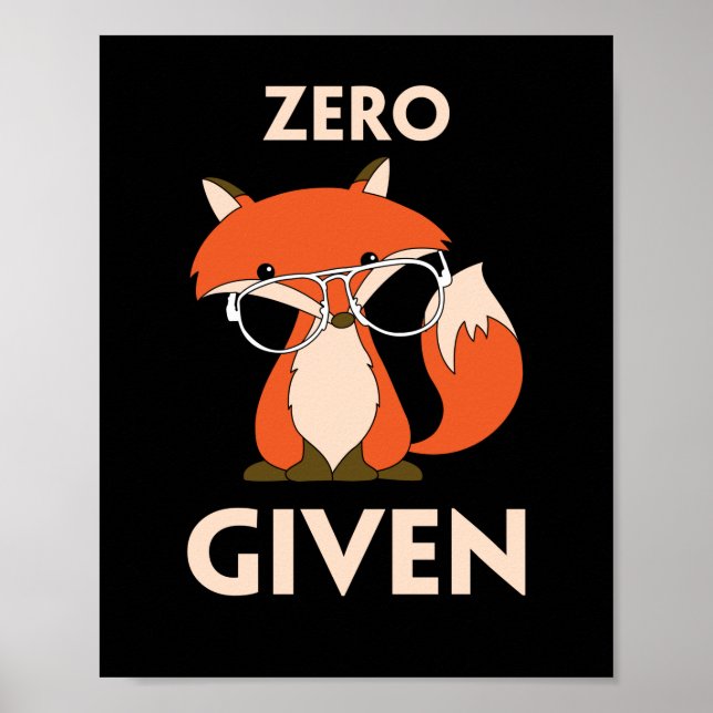 Affiche Cute Bunny Rabbit With Glasses Hipster (Devant)