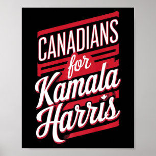 Affiche Cute Canadian Girls For Kamala Harris Canada Cat L
