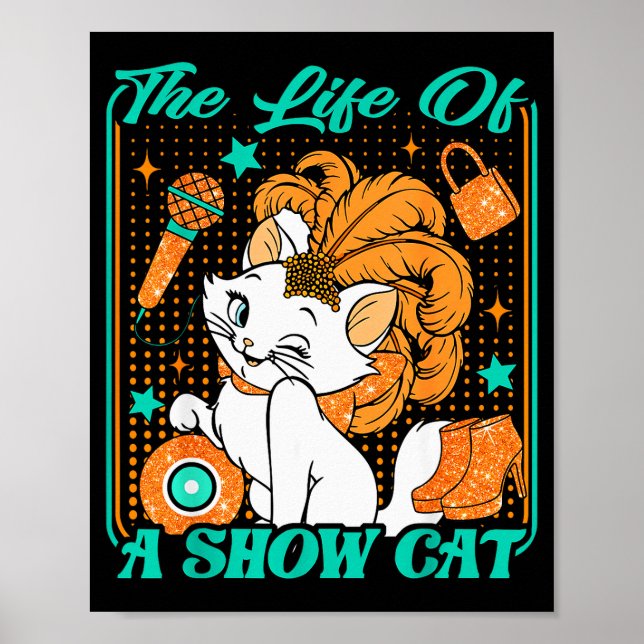Affiche Cute Cat Era Life Of Showcat Cat Lover Country Mus (Devant)