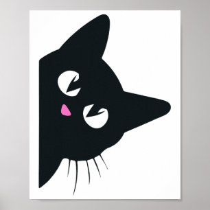 Affiche Cute Chat Noir Halloween Costume Kitten Enfants To
