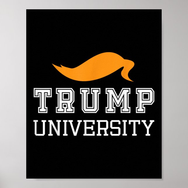 Affiche Cute Donald Trump Président de l'Université Potus  (Devant)