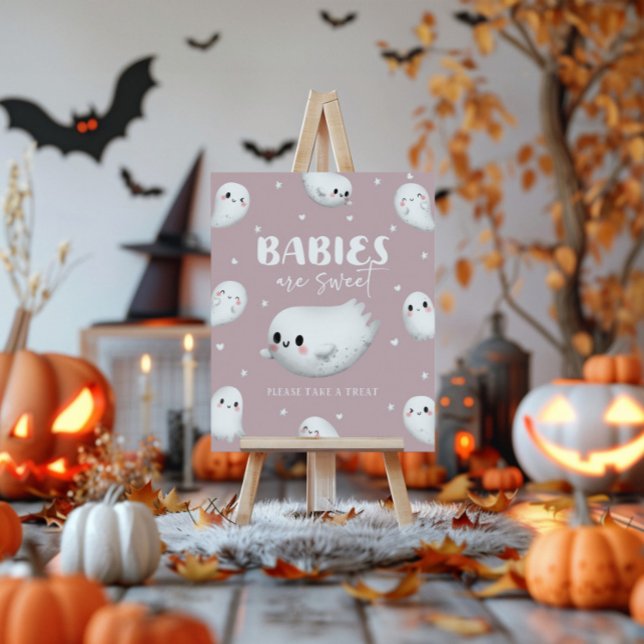 Affiche Cute Éffrayant Un Halloween Les bébés sont doux (Créateur téléchargé)
