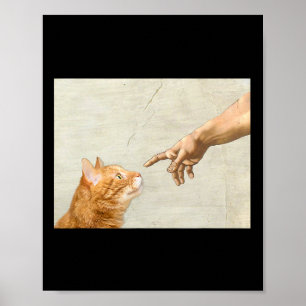 Affiche Cute esthétique drôle Chat Art Graphique Y2k Ado f