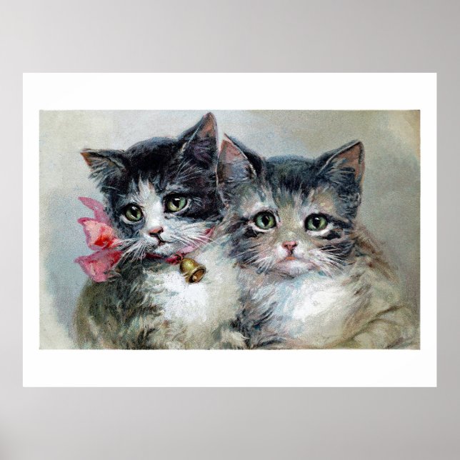 Affiche Cute et Cuter, chatons adorables, (Devant)