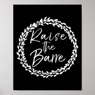 Affiche Cute Flower Circle Design Dancing Pun Cadeau Lever