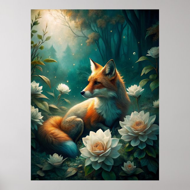 Affiche Cute Fox (Devant)