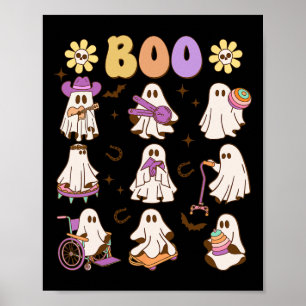 Affiche Cute Ghost Squad Halloween Costume inclus