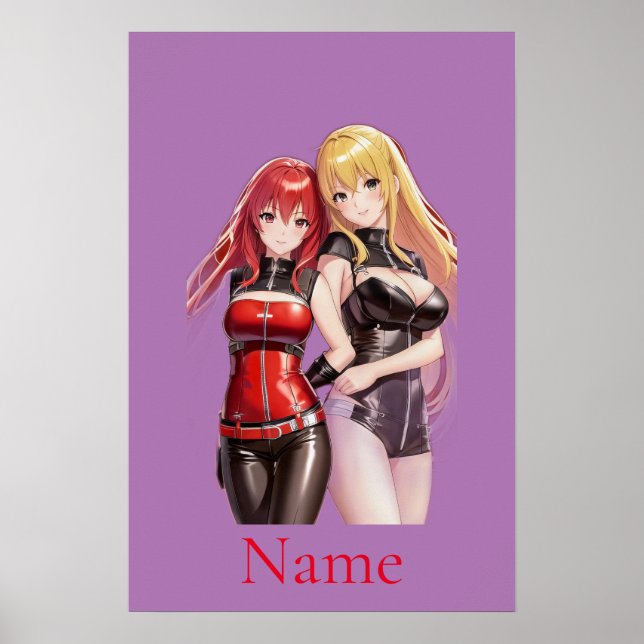 Affiche Cute Girls Anime Thunder_Cove (Devant)