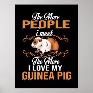 Affiche Cute Guinea Pig Mom