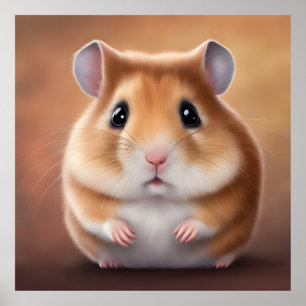 Affiche Cute Hamster