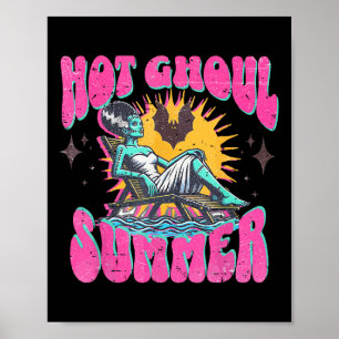 Affiche Cute Hot Ghoul Été Drôle Horreur Été Plage Ha