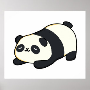Affiche Cute Kawaii Panda