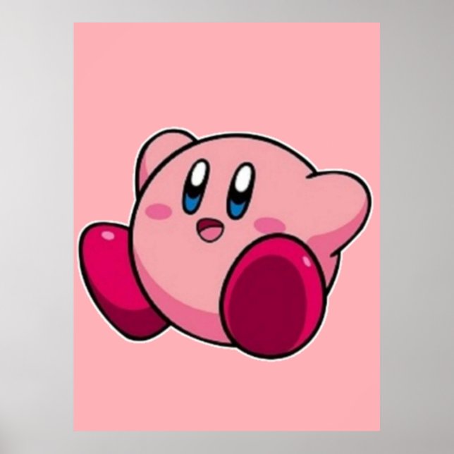 Affiche Cute Kirby sticker multi (Devant)