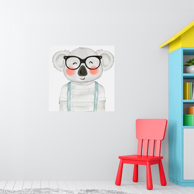 Affiche Cute Koala portant des lunettes (Créateur téléchargé)