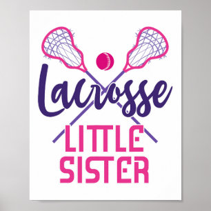 Affiche Cute Lacrosse Petite Soeur
