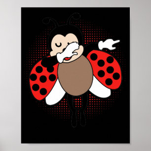 Affiche Cute Ladybug Dabbing