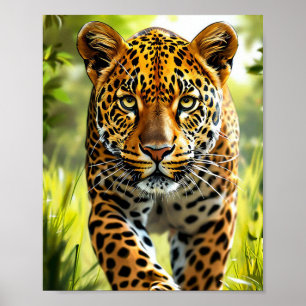 Affiche Cute Leopard