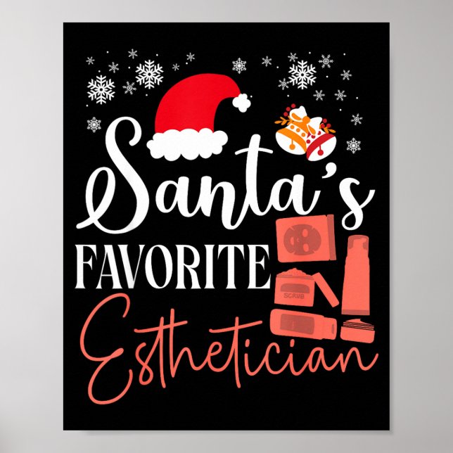 Affiche Cute Licensed Esthetician Skincare Beautician Chri (Devant)