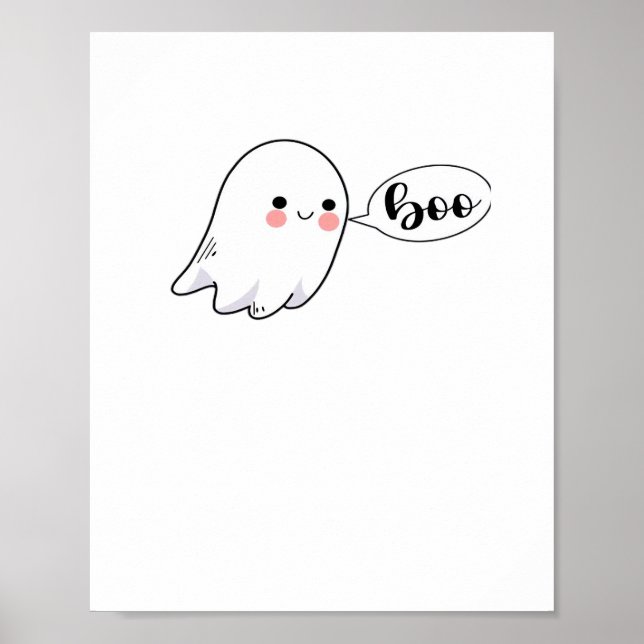 Affiche Cute Little Boo Graphic Cool esthétique (Devant)