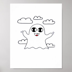 Affiche Cute Little Boo Style Créatif