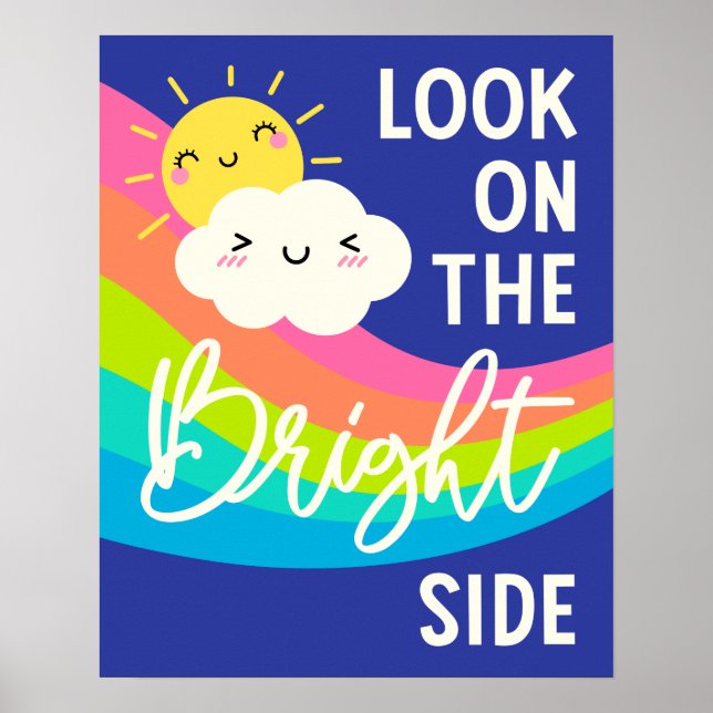 Affiche Cute Look on the Bright Side (Devant)