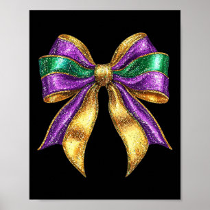 Affiche Cute Mardi Gras Gras Coquette Gros Mardi Enfants F