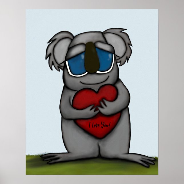 Affiche Cute Ours Koala (Devant)