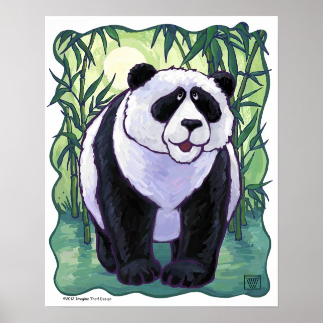 Affiche Cute Panda Bear Art (Devant)