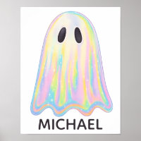 Cute Pastel Rainbow Ghost | Éffrayant esthétique