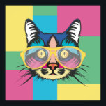 Affiche Cute Pop Art Chat<br><div class="desc">Pop Art Cat</div>