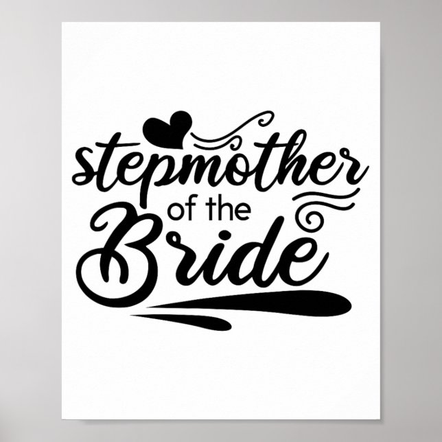 Affiche Cute Stepmere De La Mariée Mariage Bachelore (Devant)