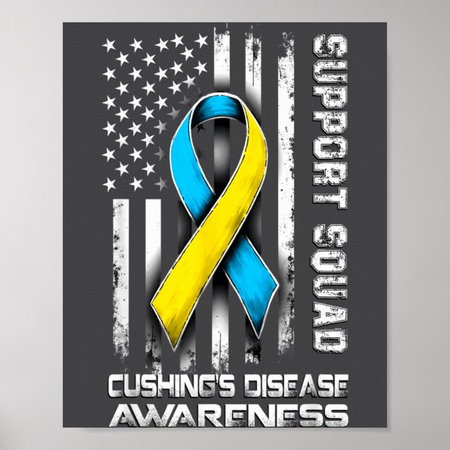Affiche Cute Support Disease s Squad Awareness Cushing (Devant)