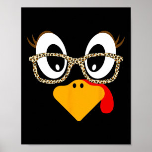 Affiche Cute Turquie Visage Correspondant Costume de famil