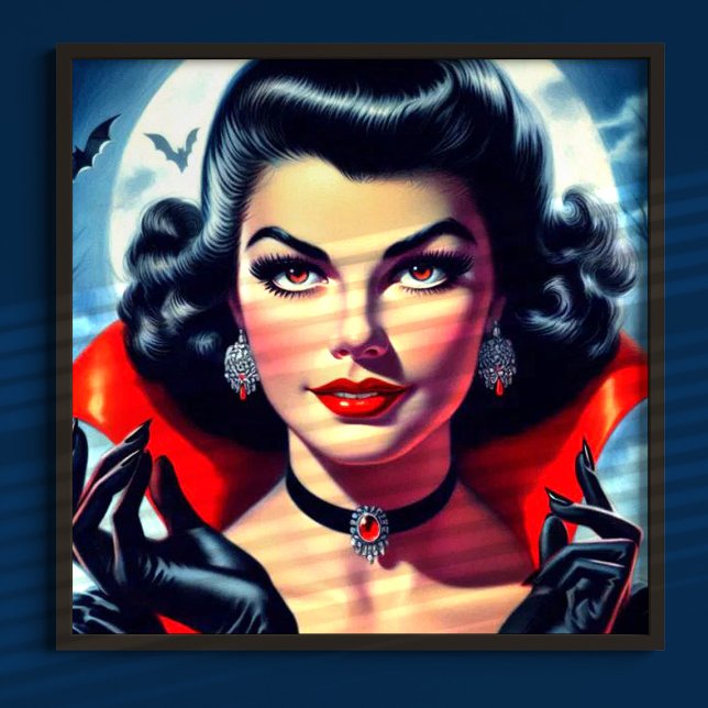Affiche Cute Vampire Pin up (Créateur téléchargé)