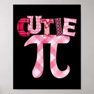 Affiche Cutie Pi Day 3.14 Geek enseignant en mathématiques
