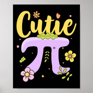 Affiche Cutie Pi Qt Pi Day Math Lovers Teachers Club