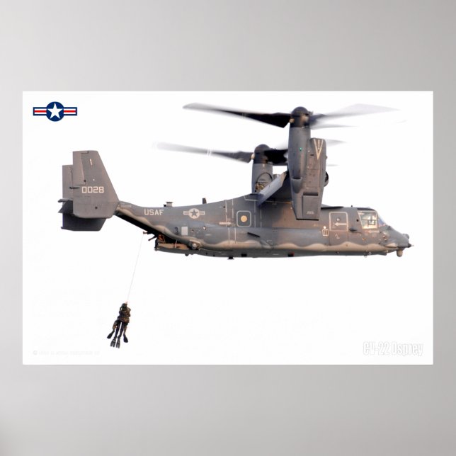 AFFICHE CV-22 OSPREY (Devant)