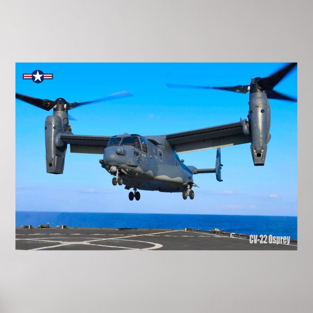 AFFICHE CV-22 OSPREY (Devant)