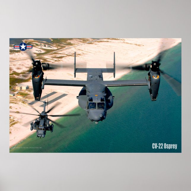AFFICHE CV-22 OSPREY (Devant)