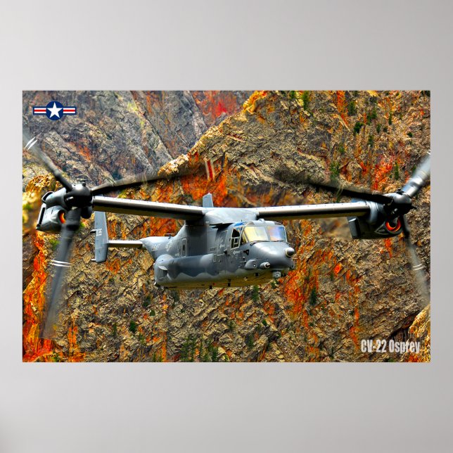 Affiche CV-22 OSPREY - Opérations spéciales (Devant)