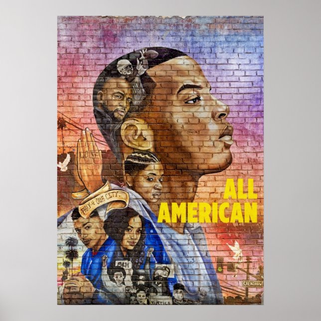 Affiche Cw tous les carnets de la série de football améric (Devant)