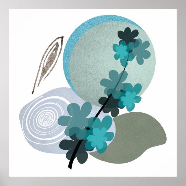 Affiche Cyan Boho (Devant)