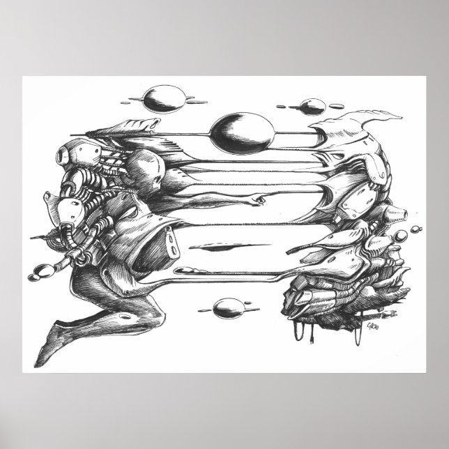 Affiche Cyber-genèse (Devant)