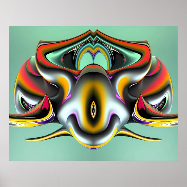 Affiche Cyber-Hotdish - Ken Gage Fine Art (Devant)