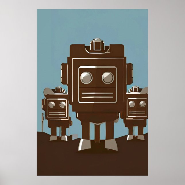 Affiche Cyber Radio Rodéo Patrol Ken Gage Sci-Fi (Devant)