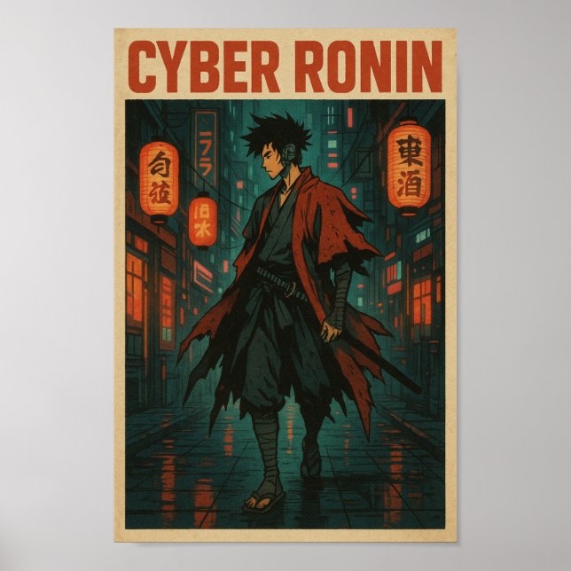 Affiche Cyber Ronin (Devant)