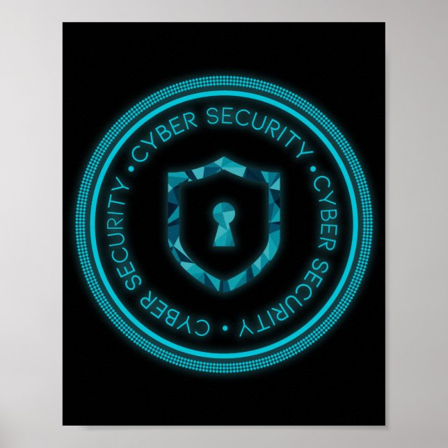 AFFICHE CYBER SECURITY BADGE SEAL (Devant)