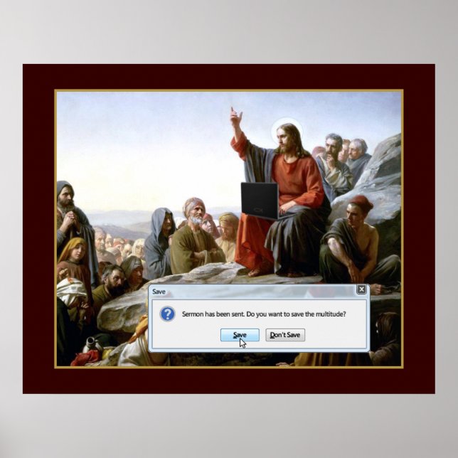 Affiche Cyber Sermon drôle (Devant)