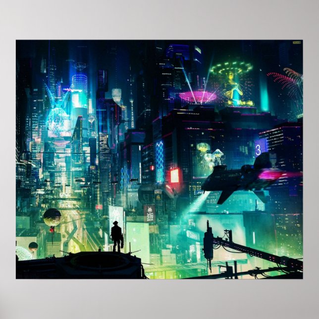 AFFICHE CYBERPUNK (Devant)